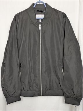 Calvin Klein Men's Black Bomber Jacket